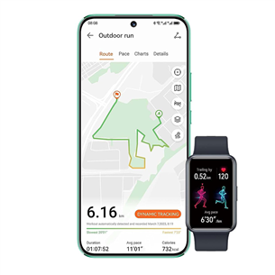 Huawei Watch Fit Special Edition, roheline - Nutikell
