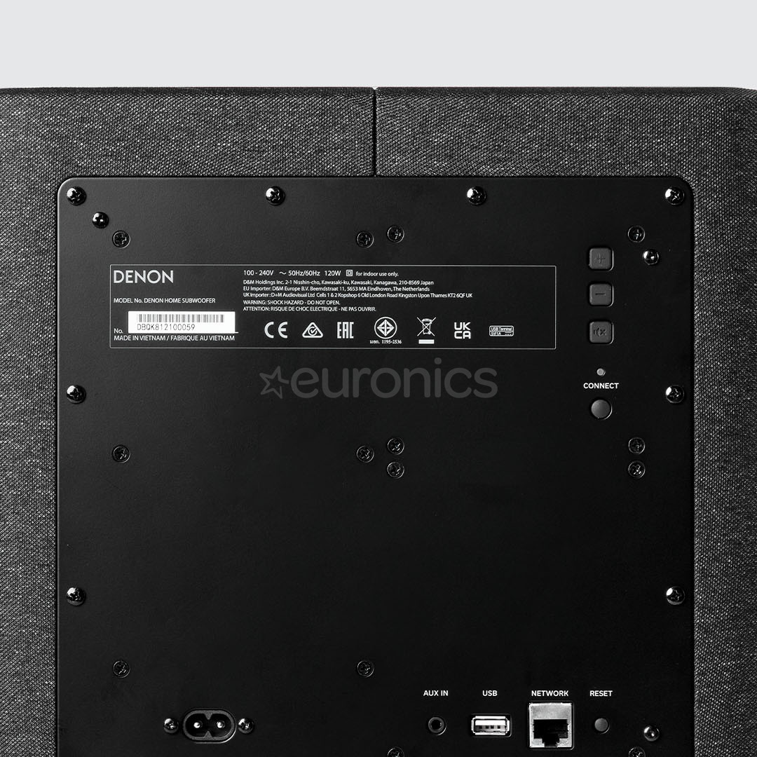 Denon Home Subwoofer, HEOS, black - Wireless subwoofer