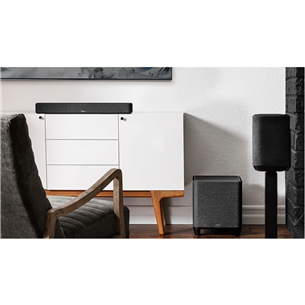 Denon Home Subwoofer, HEOS, must - Juhtmevaba bassikõlar