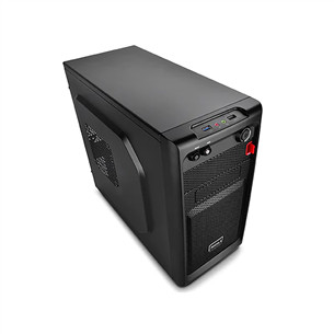 Deepcool Smarter, mATX, must - PC korpus DP-MATX-SMTR