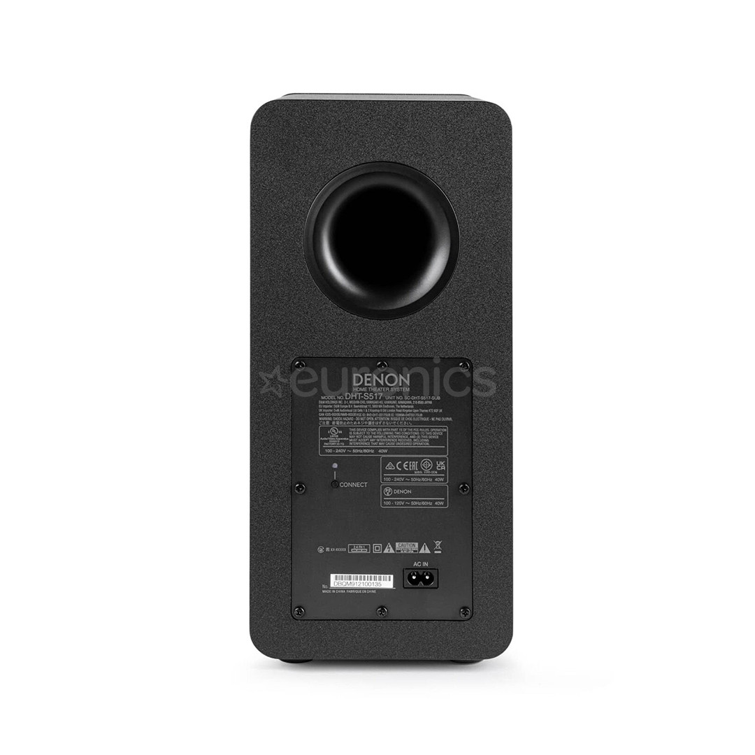 Denon DHT-S517 Sound Bar System, 3.1.2, черный - Саундбар