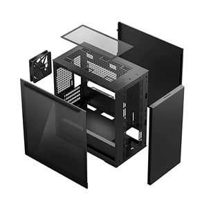 Deepcool MACUBE 110, mATX, must - PC korpus