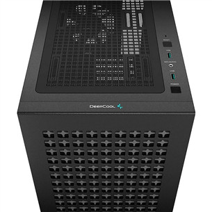 Deepcool CH370, mATX, черный - Корпус для ПК