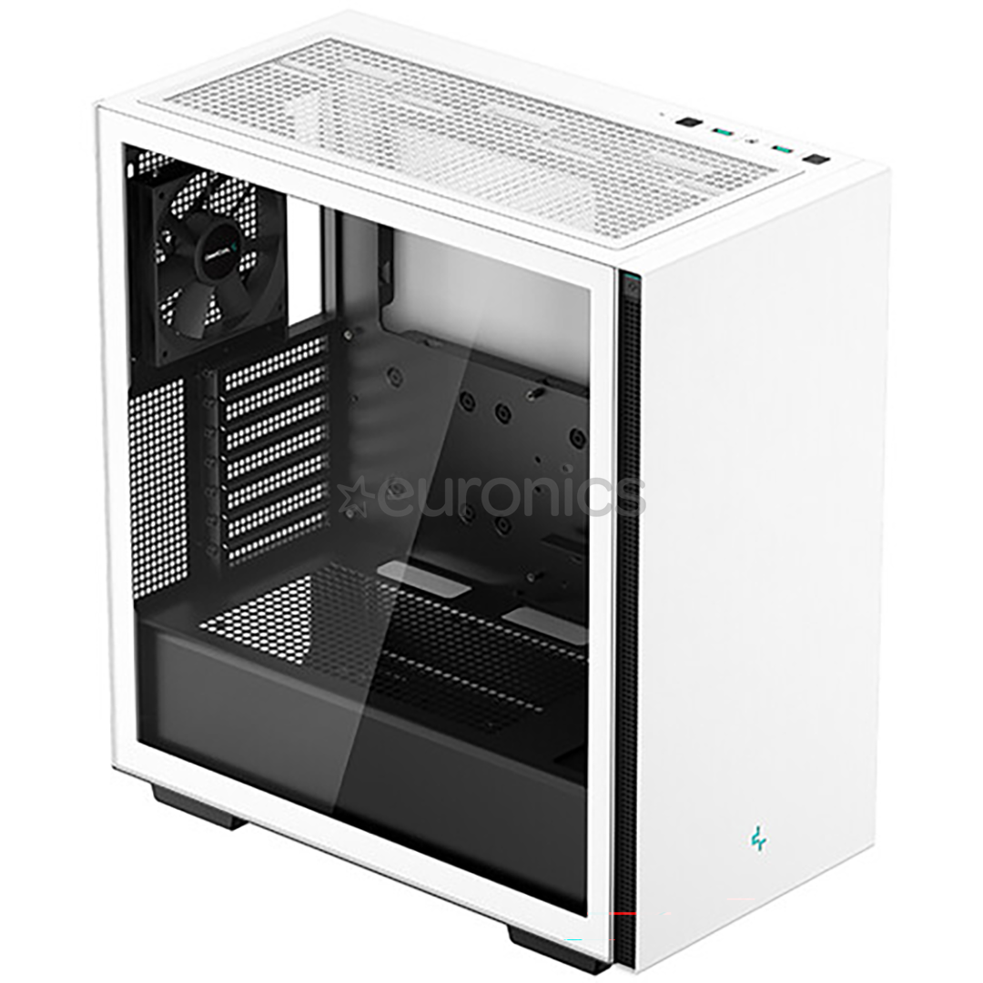 Deepcool CASE CH510 Side window, ATX, valge - PC korpus