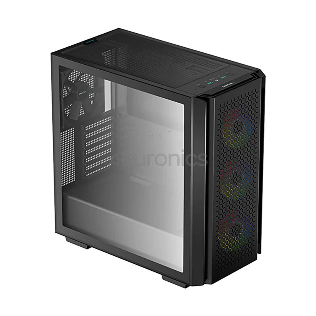 Deepcool CG560 Side window, ATX, must - PC korpus