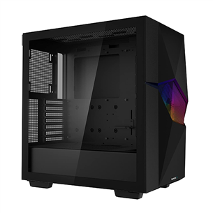 Deepcool CYCLOPS BK Side window, ATX, black - PC case
