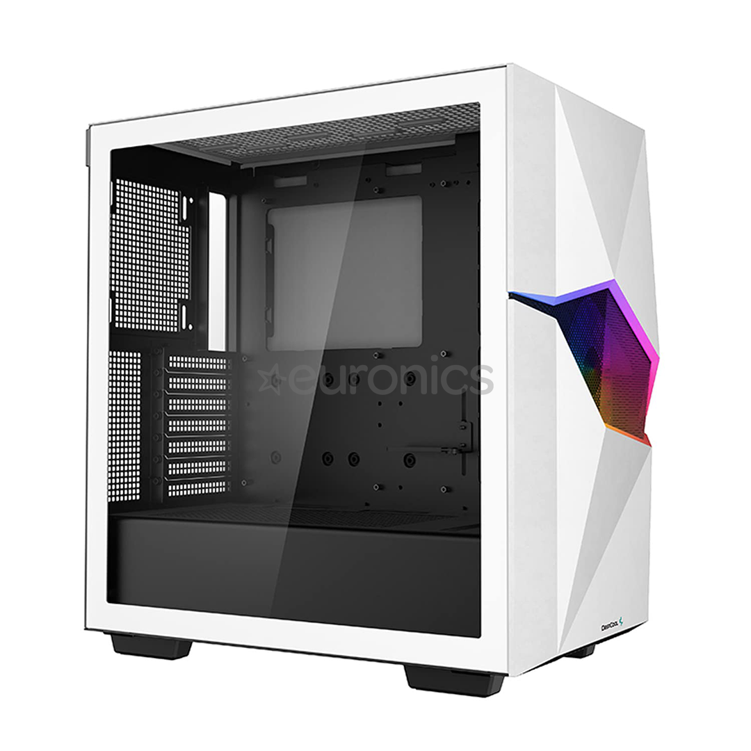 Deepcool CYCLOPS WH Side window, ATX, white - PC case