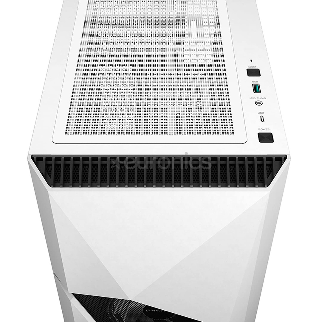 Deepcool CYCLOPS WH Side window, ATX, valge - PC korpus