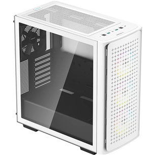 Deepcool CASE CK560 Side window, ATX, white - PC case