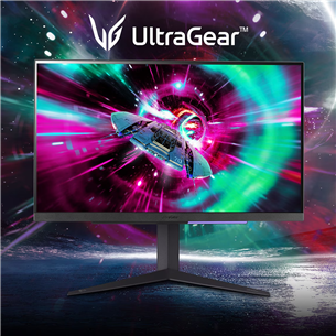 LG UltraGear GR93U, 27'', Ultra HD, 144 Гц, LED IPS, черный - Монитор