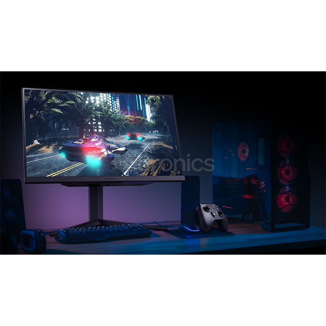 LG UltraGear GR93U, 27'', Ultra HD, 144 Гц, LED IPS, черный - Монитор