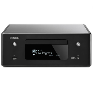 Denon CEOL N10 Receiver, Denon N10 Shelf Speakers, black - Music centre