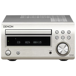 Denon M41 Receiver, SC-M41 Speakers, silver/brown - Music centre