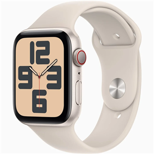 Apple Watch SE 2, GPS + Cellular, Sport Band, 40 мм, S/M, бежевый - Смарт-часы MRFX3ET/A