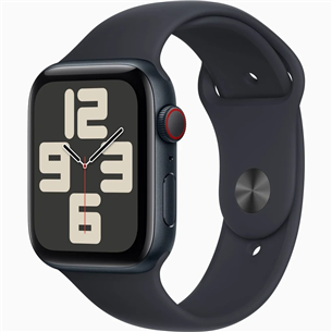 Apple Watch SE 2, GPS + Cellular, Sport Band, 40 mm, S/M, tumehall - Nutikell