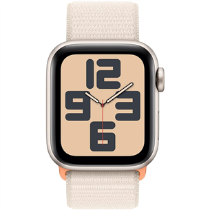 Apple Watch SE 2, GPS + Cellular, Sport Loop, 40 mm, starlight - Smartwatch