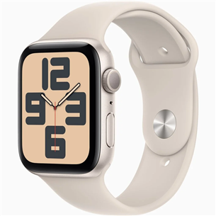 Apple Watch SE 2, GPS, Sport Band, 40 mm, M/L, starlight - Smartwatch MR9V3ET/A