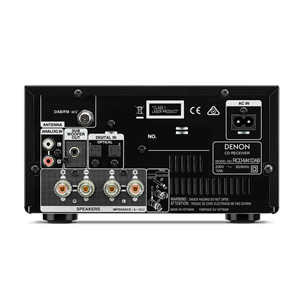 Denon M41DAB Receiver, SC-M41 Speakers, black - Music centre