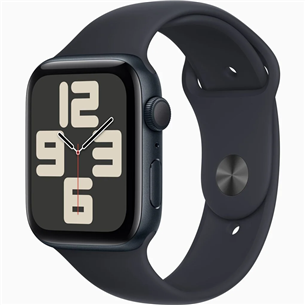 Apple Watch SE 2, GPS, Sport Band, 44 mm, M/L, tumehall - Nutikell