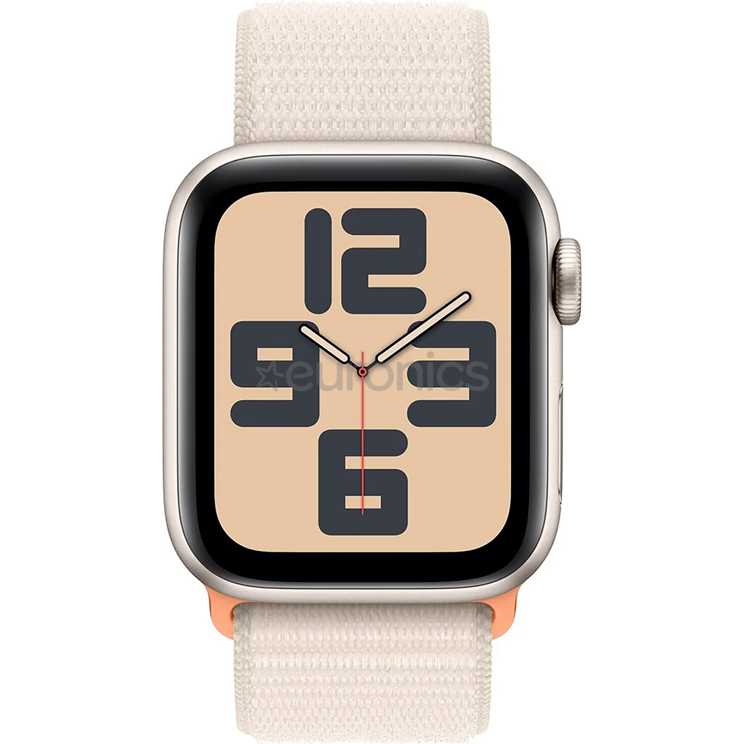 Apple Watch SE 2, GPS, Sport Loop, 44 mm, starlight - Smartwatch