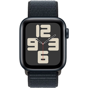 Apple Watch SE 2, GPS, Sport Loop, 44 мм, темно-серый - Смарт-часы