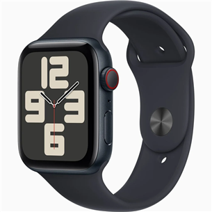 Apple Watch SE 2, GPS + Cellular, Sport Band, 44 мм, M/L, темно-серый - Смарт-часы MRH83ET/A