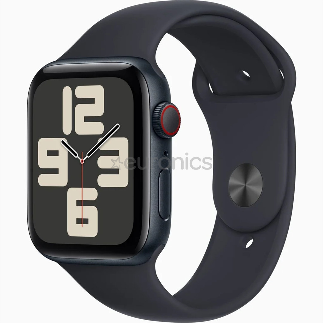 Apple Watch SE 2, GPS + Cellular, Sport Band, 44 мм, M/L, темно-серый - Смарт-часы