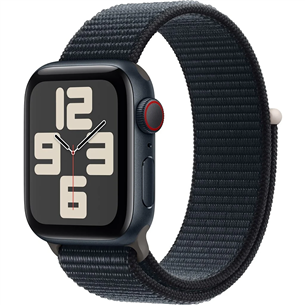 Apple Watch SE 2, GPS + Cellular, Sport Loop, 44 мм, темно-серый - Смарт-часы MRHC3ET/A