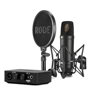 Microphone kit Rode NT1, AI-1, USB, USB-C, XLR, black - Microphone