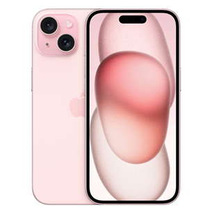 Apple iPhone 15, 128 GB, roosa - Nutitelefon MTP13PX/A