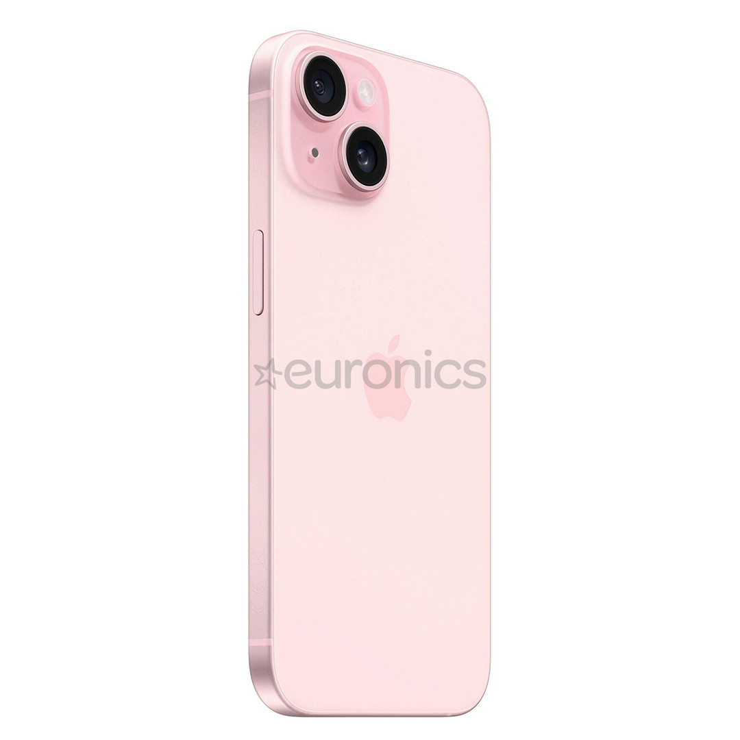 Apple iPhone 15, 128 ГБ, розовый - Смартфон