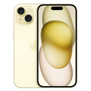 Apple iPhone 15, 128 GB, kollane - Nutitelefon MTP23PX/A