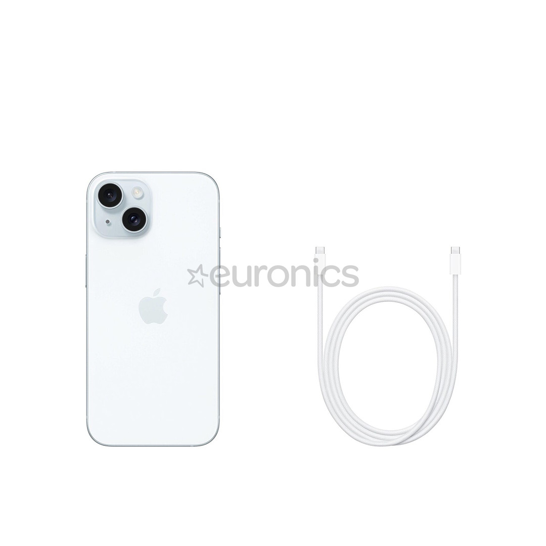 Apple iPhone 15, 128 GB, sinine - Nutitelefon