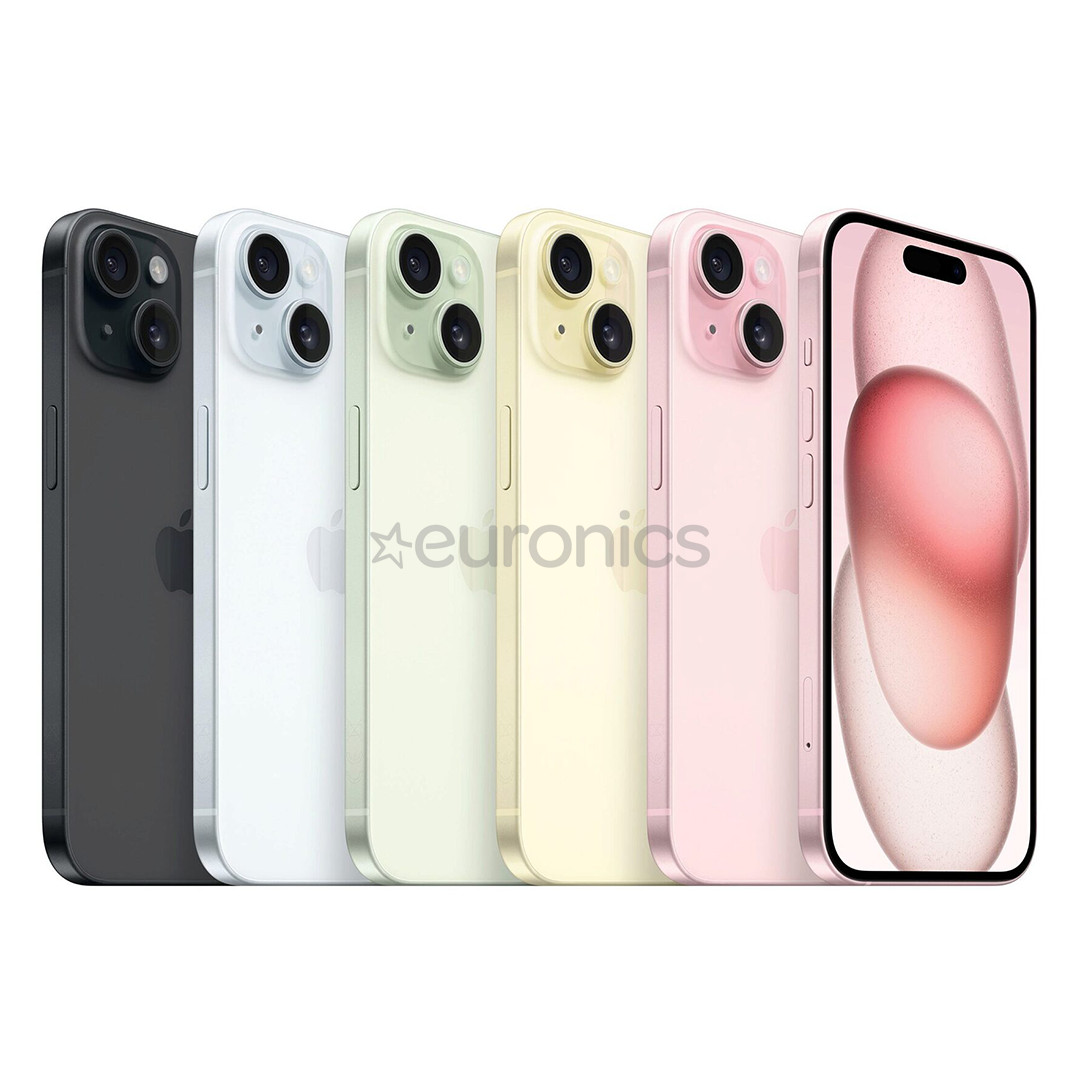 Apple iPhone 15, 256 GB, yellow - Smartphone