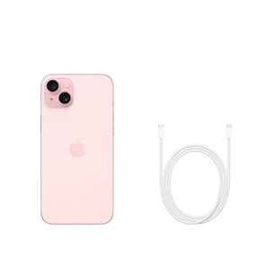 Apple iPhone 15 Plus, 128 ГБ, розовый - Смартфон