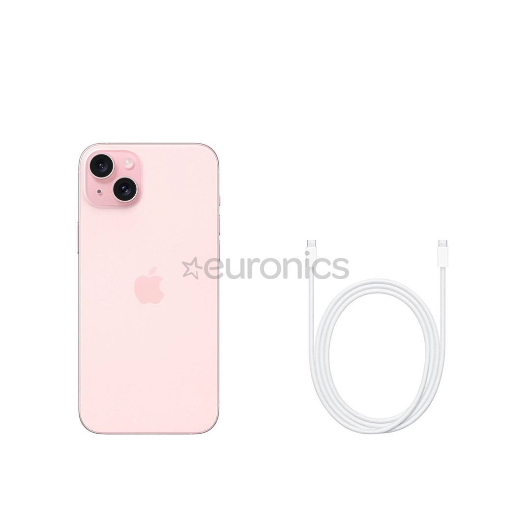 Apple iPhone 15 Plus, 128 GB, pink - Smartphone