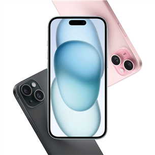 Apple iPhone 15 Plus, 128 GB, roosa - Nutitelefon