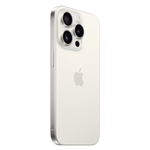 Apple iPhone 15 Pro, 256 GB, valge - Nutitelefon