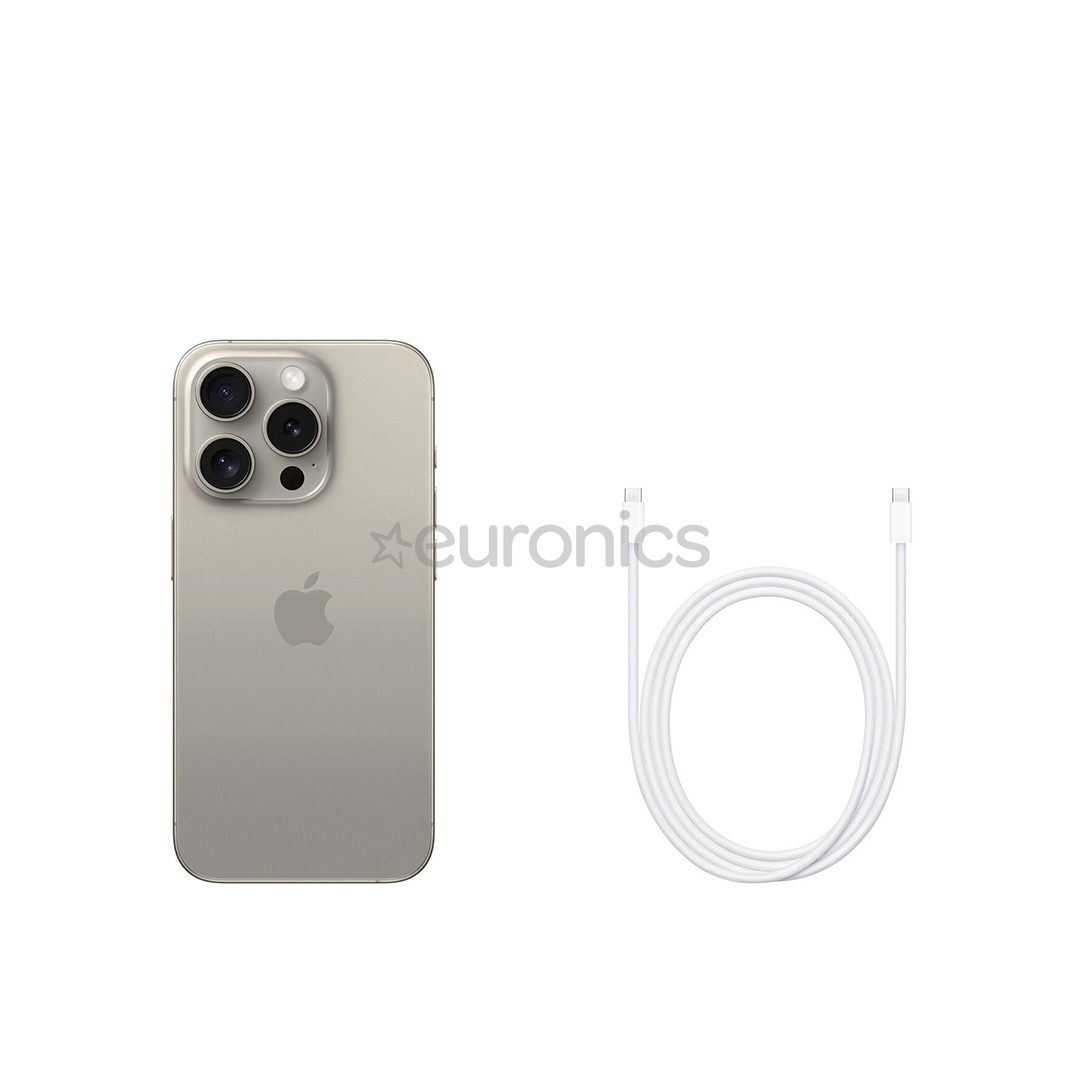 Apple iPhone 15 Pro, 256 GB, beige - Smartphone