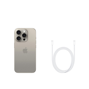 Apple iPhone 15 Pro, 1 ТБ, бежевый - Смартфон