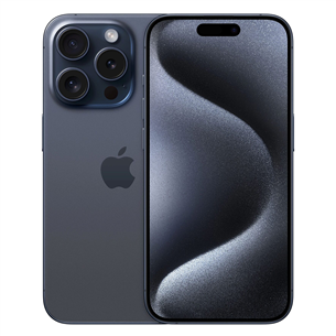Apple iPhone 15 Pro, 256 GB, sinine - Nutitelefon