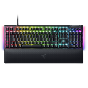 Razer BlackWidow V4, Green Switch, mehaaniline, US, must - Klaviatuur