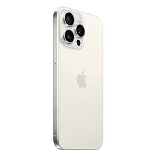 Apple iPhone 15 Pro Max, 256 GB, valge - Nutitelefon