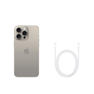 Apple iPhone 15 Pro Max, 256 GB, beež - Nutitelefon