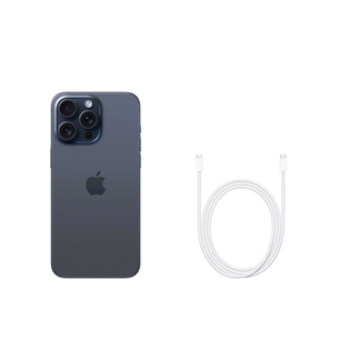 Apple iPhone 15 Pro Max, 256 ГБ, синий - Смартфон