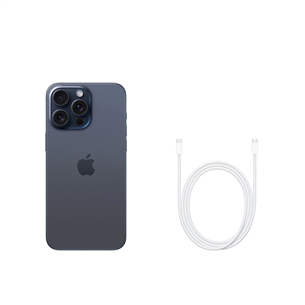 Apple iPhone 15 Pro Max, 512 GB, sinine - Nutitelefon