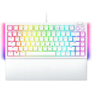 Razer BlackWidow V4 75%, mehaaniline, US, valge - Klaviatuur