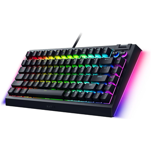 Razer BlackWidow V4 75%, mehaaniline, US, must - Klaviatuur