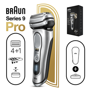 Braun Series 9 Pro, hõbedane - Pardel