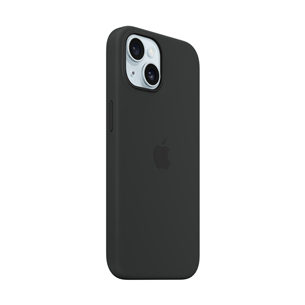 Apple Silicone Case with Magsafe, iPhone 15, black - Case